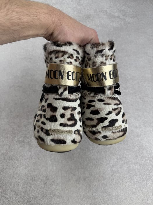 Moon boot leopard print snow boots черевики оригінал