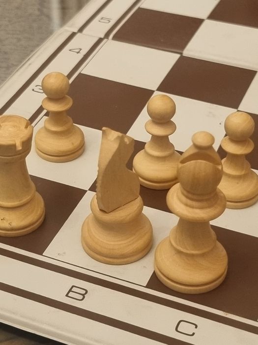 Szachy drewniane/Norwegia lata 60-te
