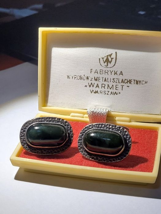 Srebne spinki firmy warmet