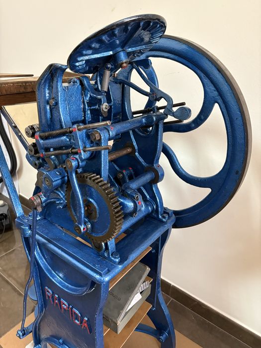 Máquina de letterpress recuperada