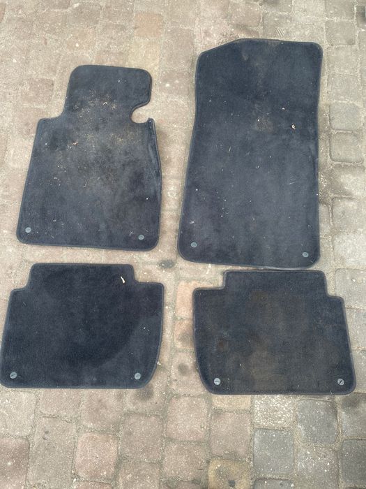 dywaniki czarne bmw e46 sedan komb coupe ze stoperami