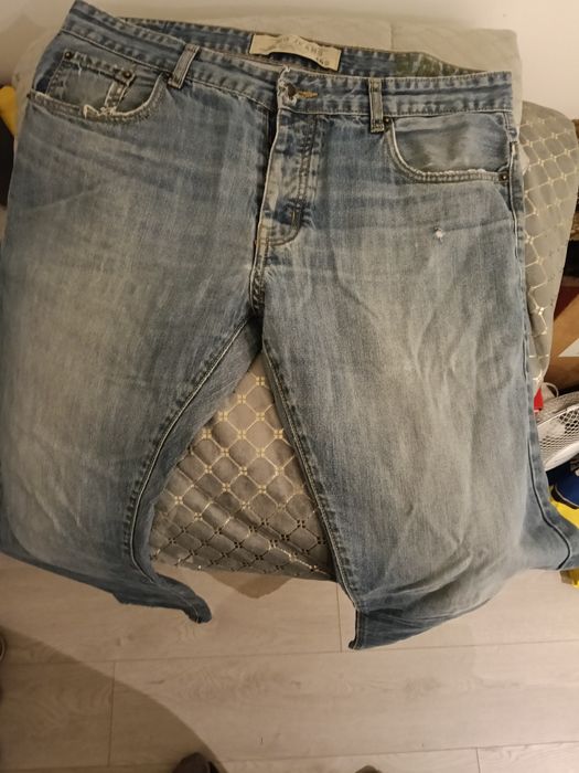 7 pares calça de ganga