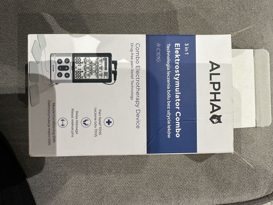 Elektrostymulator Alpha i elektrody