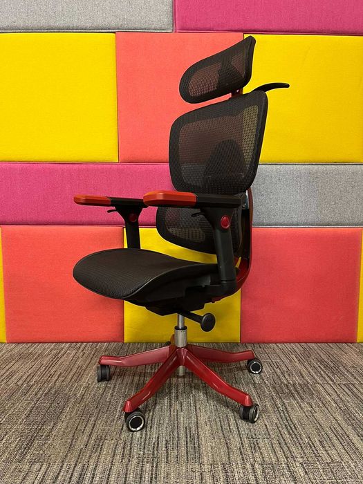 NOWY Fotel biurowy obrotowy ergonomiczny Ergoup Alien czarny okazja!