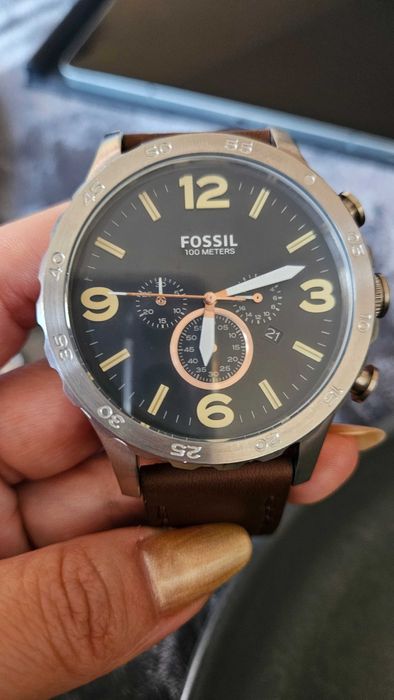 Fossil Nate Relógio Chronograpgh Homem JR1475