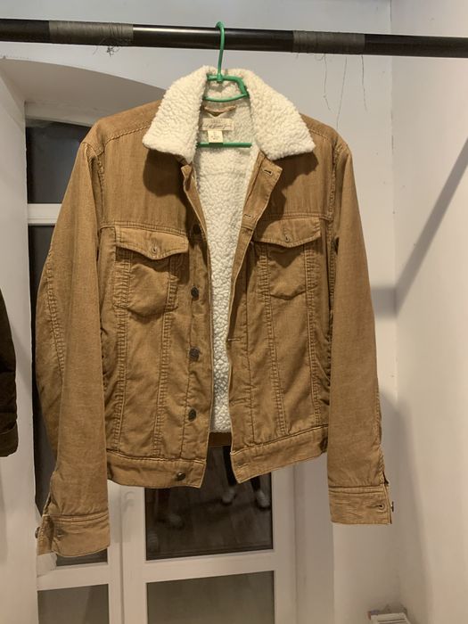 Шерпа, джинсова куртка на міху, вильветова h&m