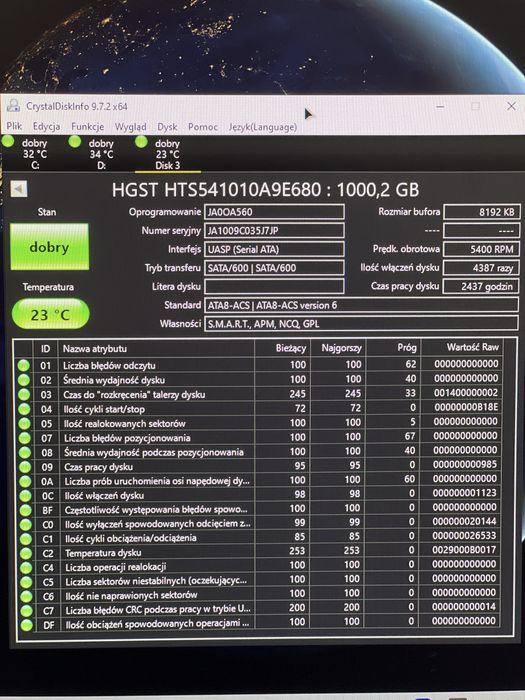 Dysk twardy HGST 1TB