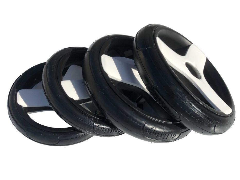 KOŁA PIANKOWE Do Wózka Dziecięcego – NOWE! Komplet 4 szt