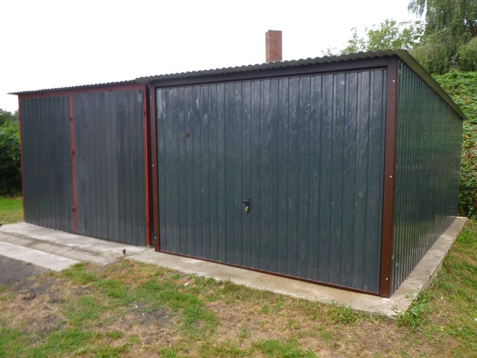 Garaż blaszany 6x5 Magazyn Garaże blaszane 6x5 6x6 PRODUCENT raty PROMOCJA