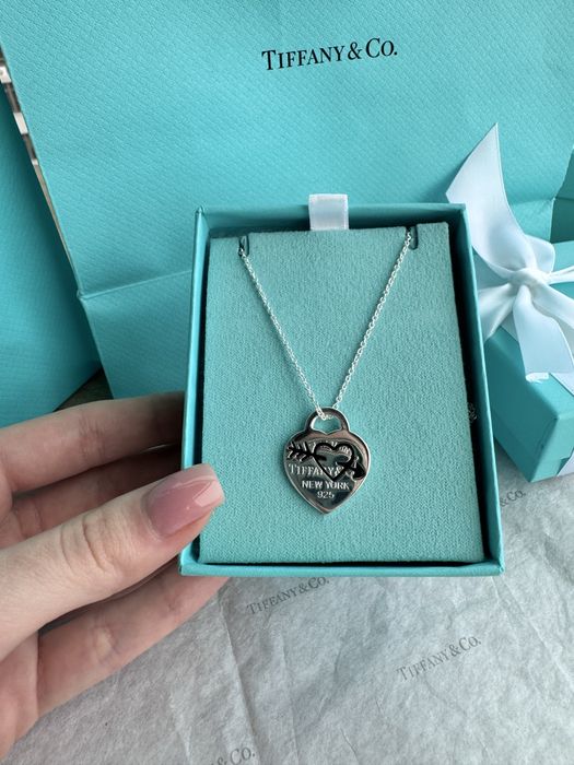 Підвіска Tiffany оригінал намисто прикраси сердце браслет double