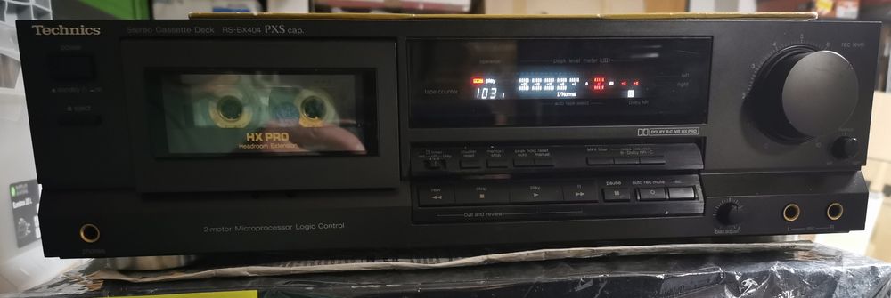 Magnetofon Technics RS-BX404 PXS camp. Deck Made in Japan.