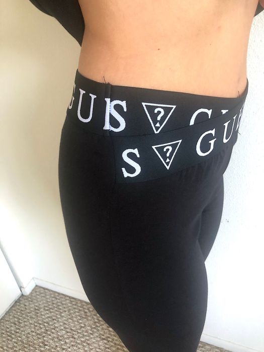 GUESS leginsy czarne