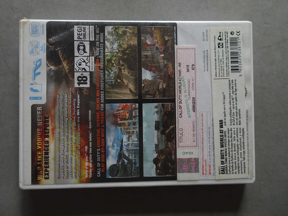 Jogo para consola WII - Call of Dutty - World at war