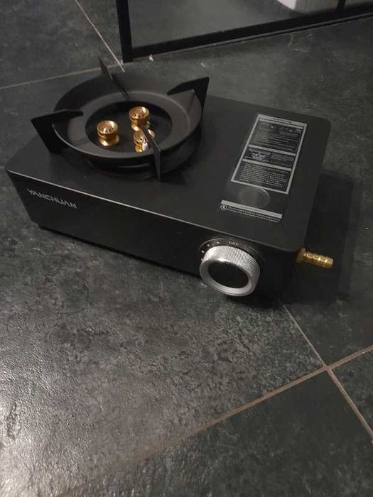 Kuchenka gazowa turystyczna przenośna nastawna surviwal kempingowa