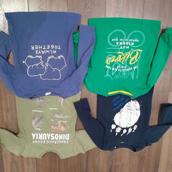 Zestaw bluzek dla przedszkolaka 92 i 98