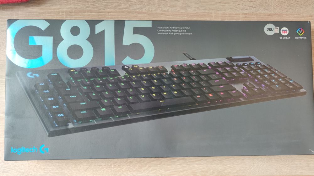 Новая игровая клавиатура Logitech G815 Gaming Mechanical GT TactileUsb