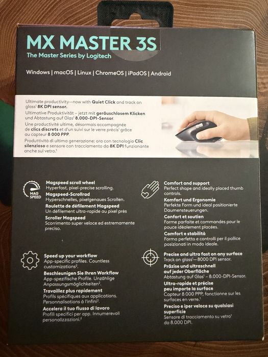 Myszka MX master 3S logitech