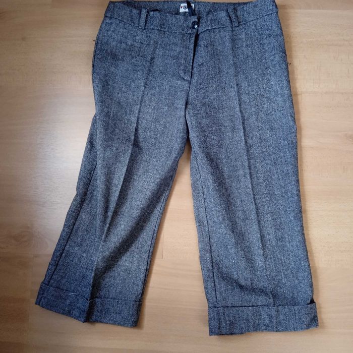 Ciepłe eleganckie spodnie rybaczki