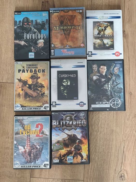 Zestaw Gier PC - Klasyki, RPG, Strategie (Sztuki/Zestaw)