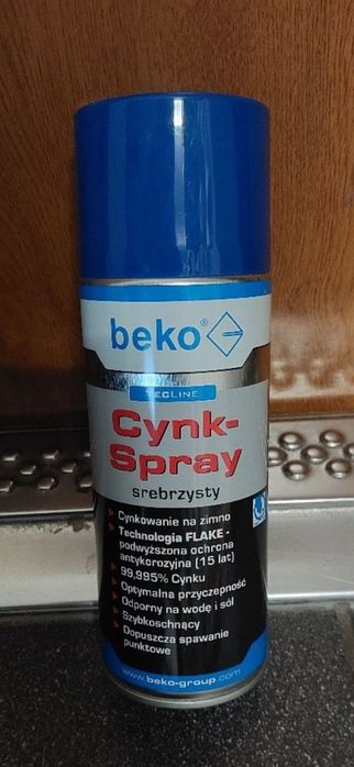 Beko  spray cynk srebrzysty 24 zł