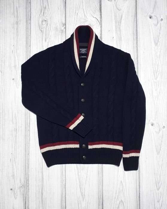 Кардиган HACKETT London cable knit кофта розмір L