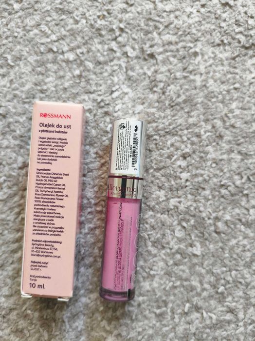 Viralowy olejek do ust Rossmann plus błyszczyk Bell