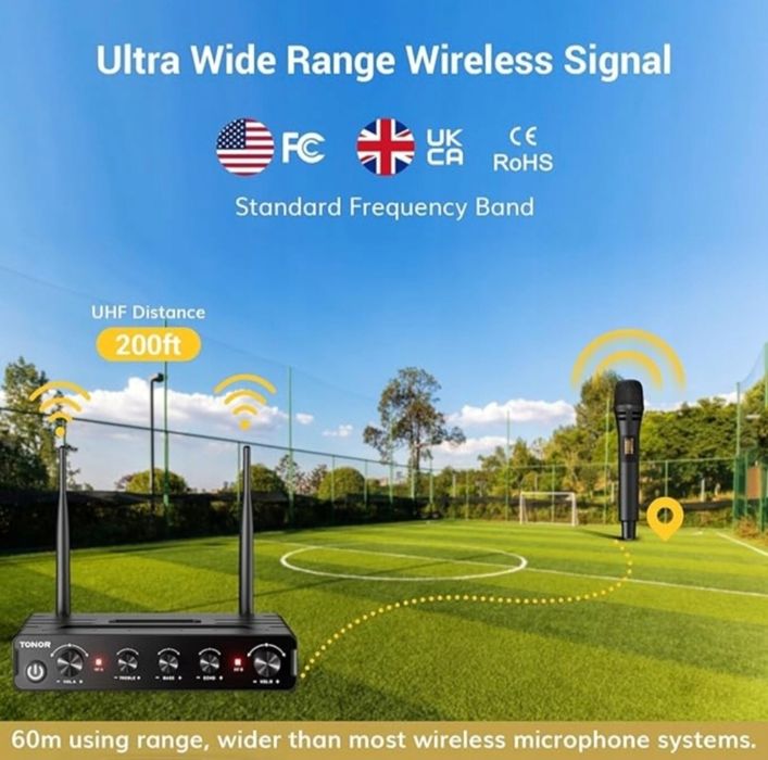 Zestaw mikrofonów bezprzewodowych Tonor tw350