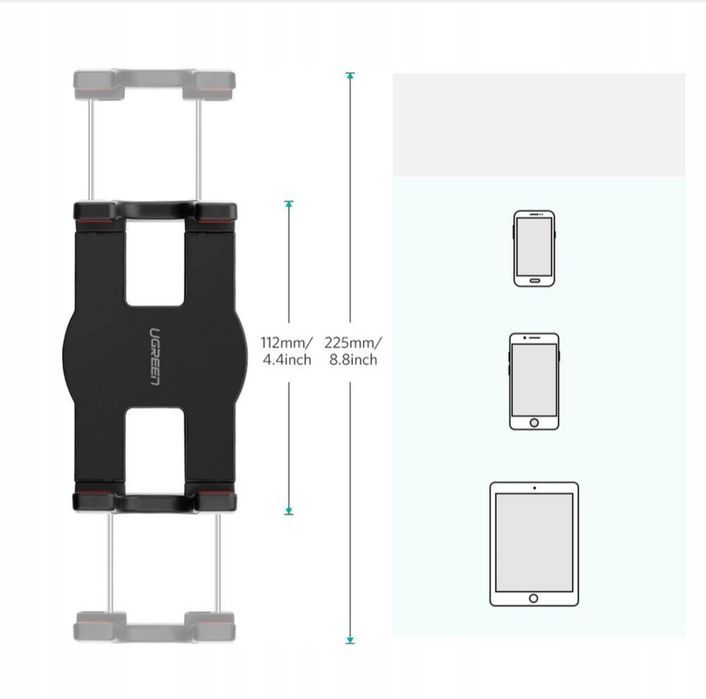 Nowy czarny składany uchwyt na telefon