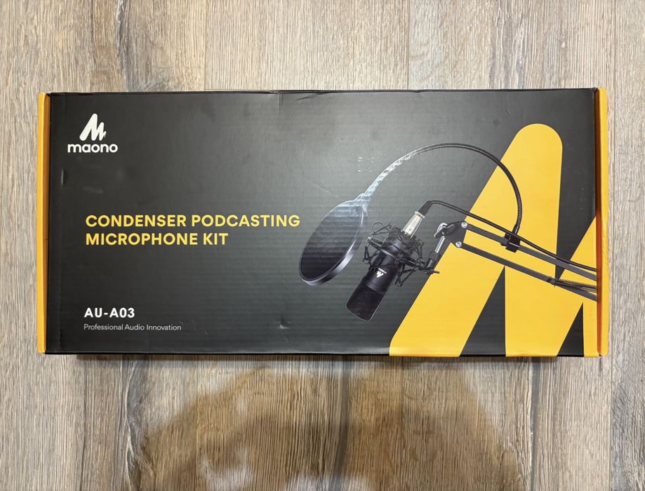 Profesjonalny Mikrofon z pelnym zestawem | JAK NOWY!