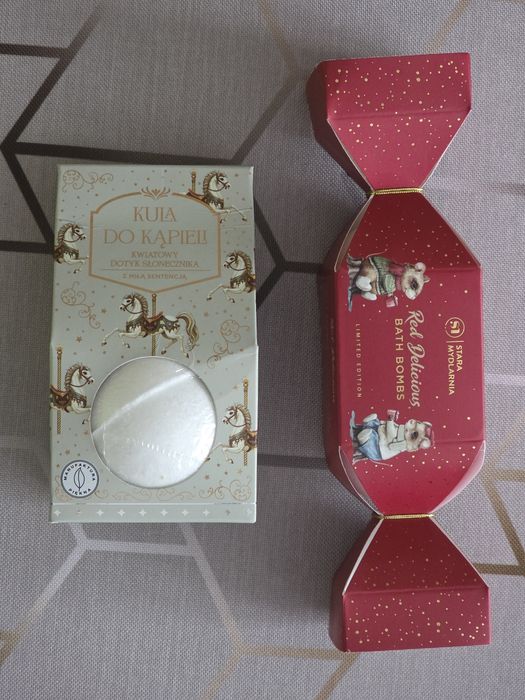 Kule do kąpieli Red Delicious i Kwiatowy dotyk słonecznika