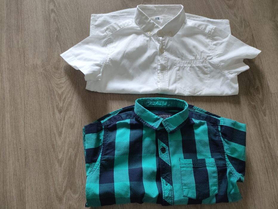 Koszule dla chłopca rozm 110, H&M i Reserved