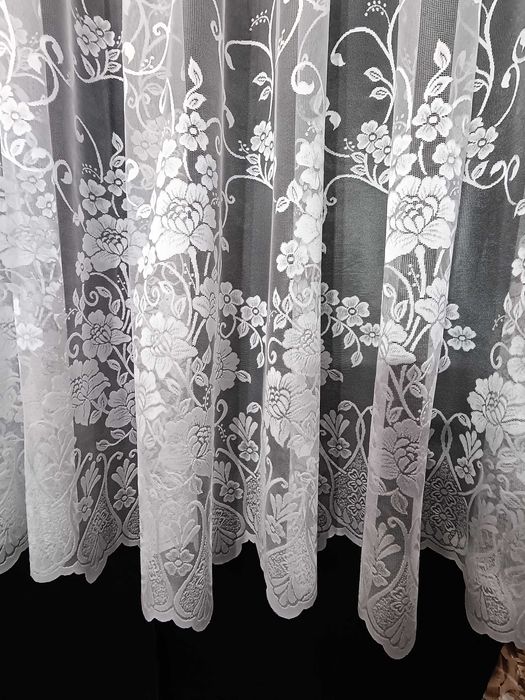 Firana Żakardowa gotowa.