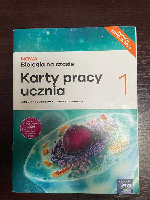 Biologia na czasie 1 – karty pracy, Nowa Era