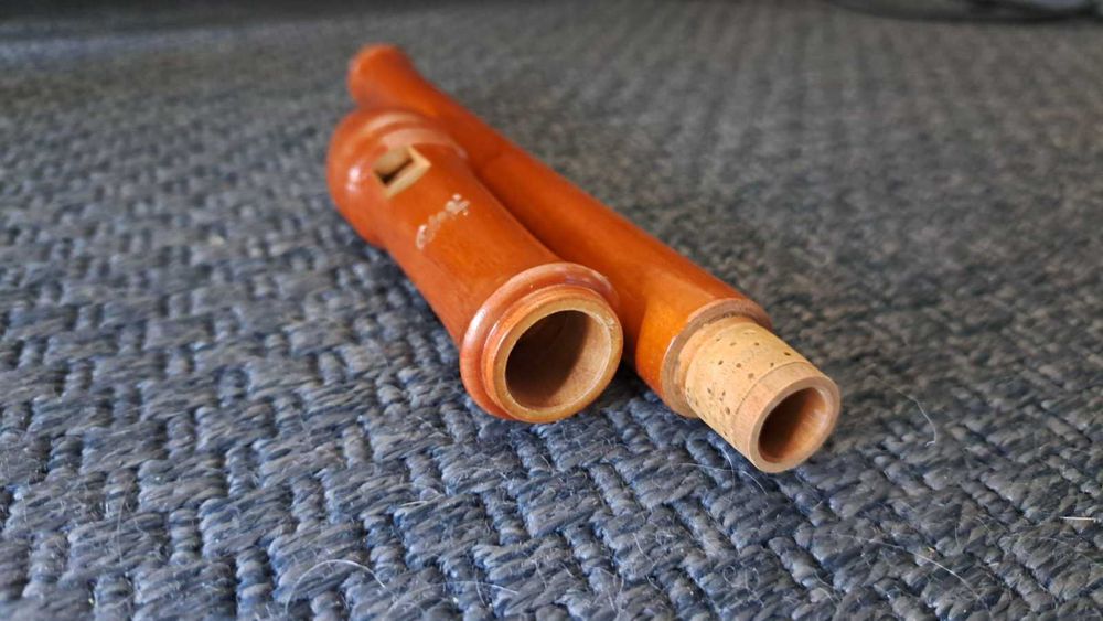 Drewniany flet prosty sopranowy HOPF Elite | Vintage + Etui