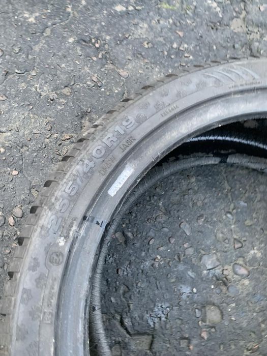 Шинa 1шт 255/40 R19 Dunlop 2023p зима 7,2мм