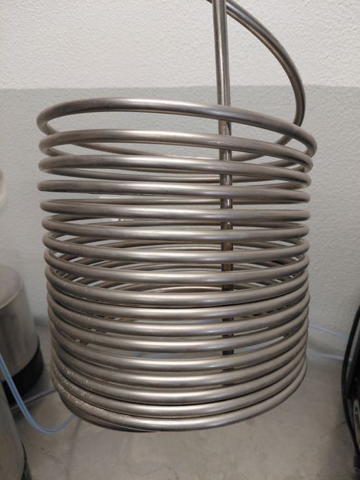 Serpentina  inox arrefecer cerveja artesanal