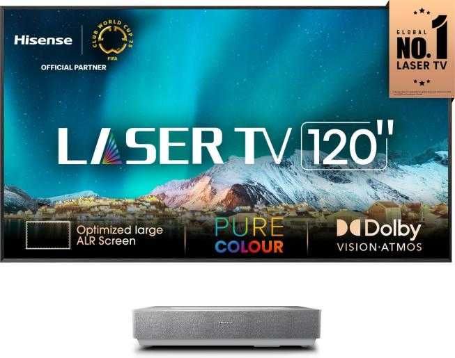 Hisense 120L5H Laserowy projektor z ekranem ALR 120” sprawdź szczegóły