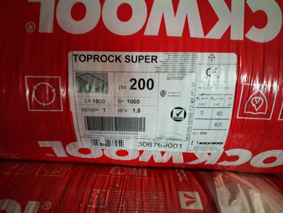 Wełna skalna Rockwool Toprock Super