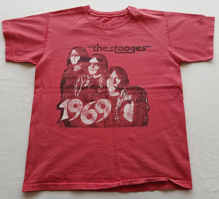 Vintage винтаж мерч футболка punk grunge Iggy Pop The Stooges 2000г