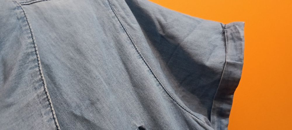 Vestido de ganga com fecho