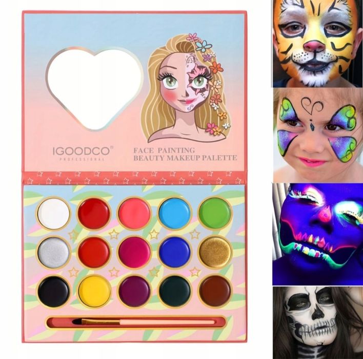 Farby do malowania buzi, ciała dla dzieci