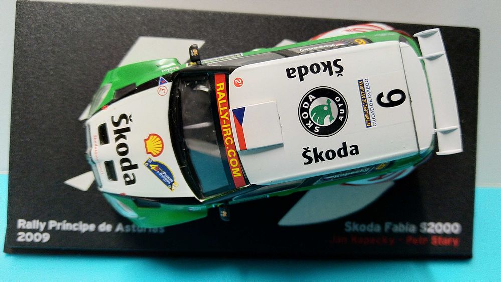 Skoda Fabia S2000 #6: Winner Rally Príncipe Astúrias 2009, Altaya 1/43