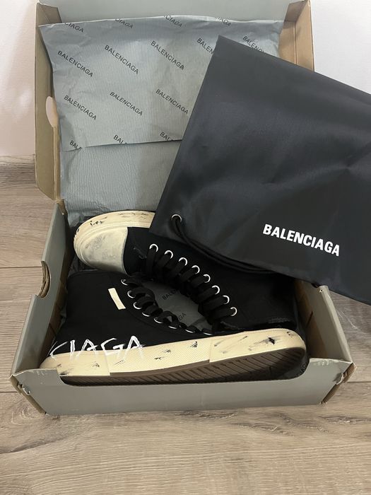Кросівки/Кеди Balenciaga paris high-top graffiti