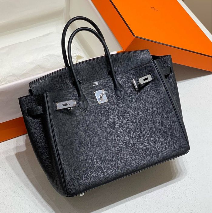 Сумка Hermes Birkin 30cm Срібна фурнітура повний комплект бутика максимальна якість виконання