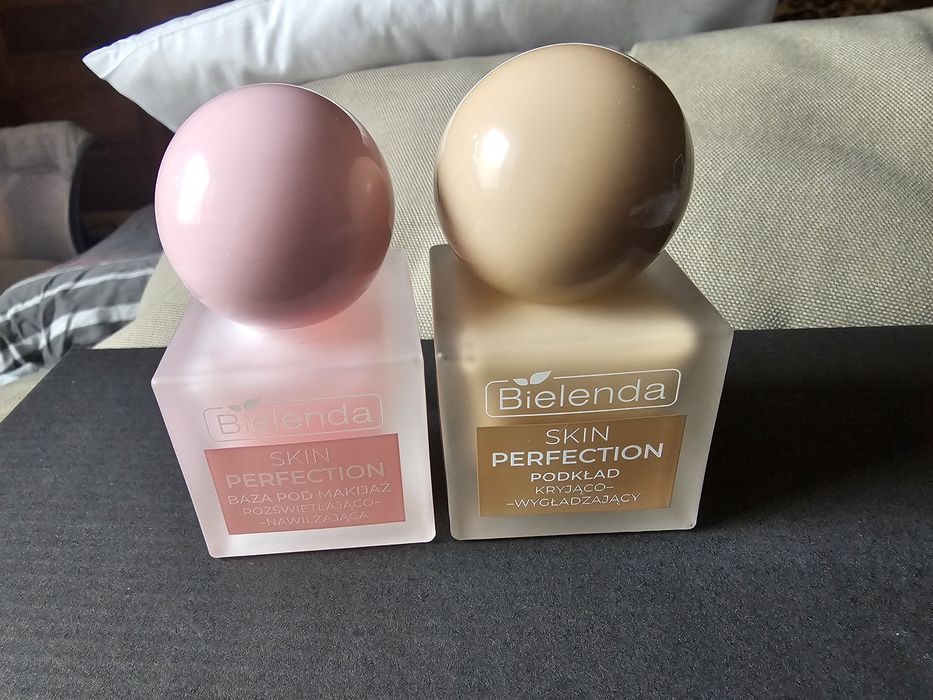 Bielenda Skin Perfection podkład 02 Natural+Baza zestaw