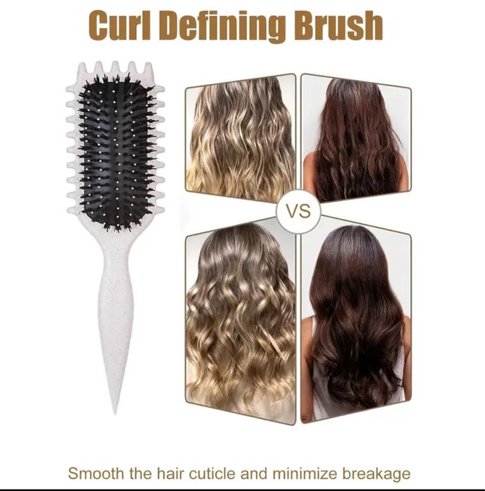 Гребінець, щітка для формування локонів. для кучерявого методу