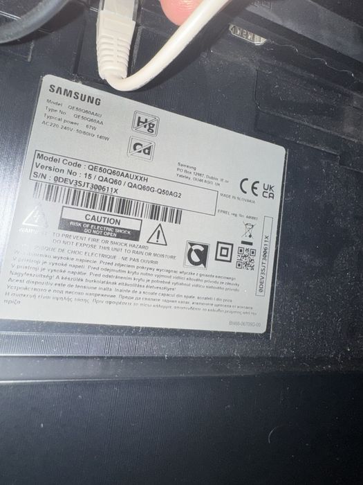 Samsung 50 дюймів телевізор QE50Q60AAU та