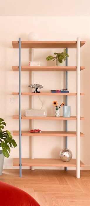 Estante Carvalho/metal