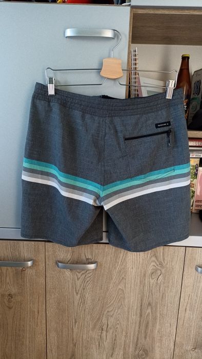 Kąpielówki męskie szare krótkie boardshorty Quick Silver