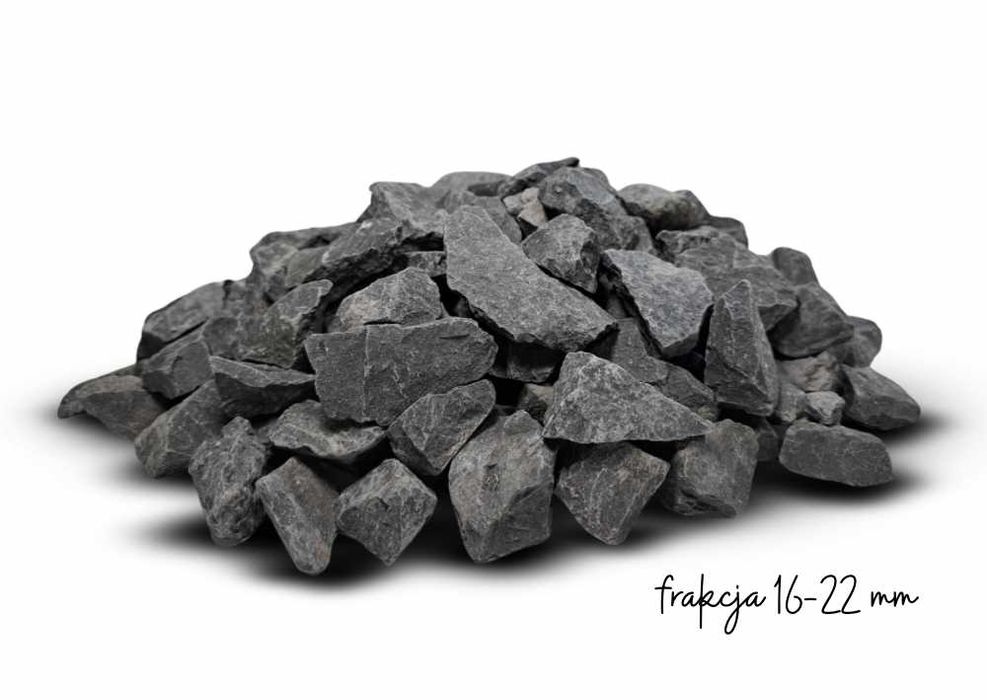 grys bazaltowy 16-22 mm, grafitowy, antracyt